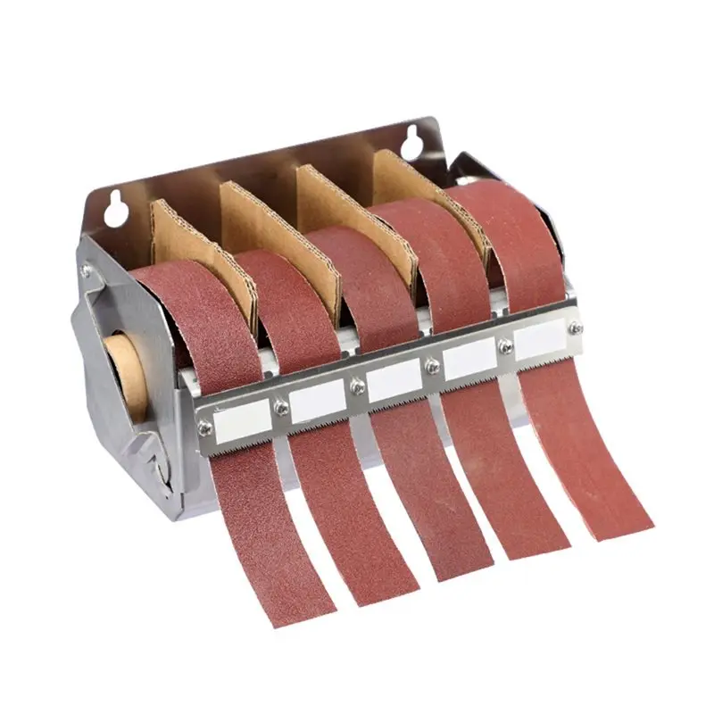 【populaire】support-de-bande-abrasive-en-acier-inoxydable-rouleau-de-toile-emeri-rouleau-de-papier-abrasif-150-240-320-400-600-5-grains-pour-metal-bois-f