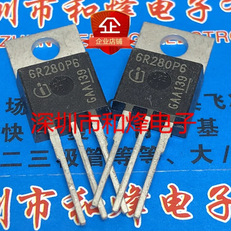 5PCS-10PCS 6R280P6  IPP60R280P6  TO-220  Best Quality Transistor  On Stock Quiky Shipping