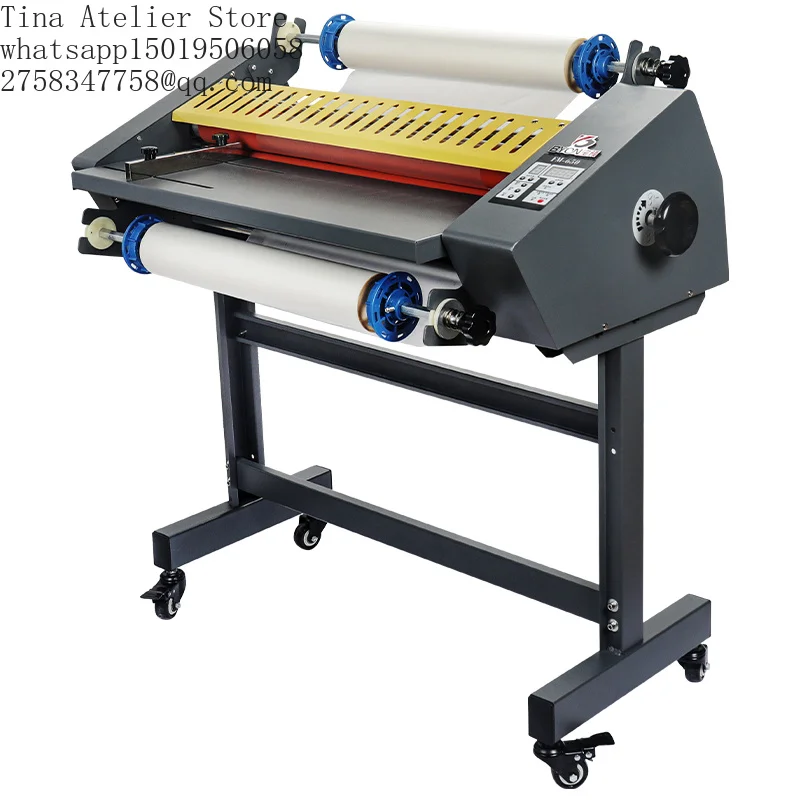 Byon FM-650 Vertical Laminating Machine One-click Film Large Wide Coating Tight No Bubble Pressure Adjustable for Office