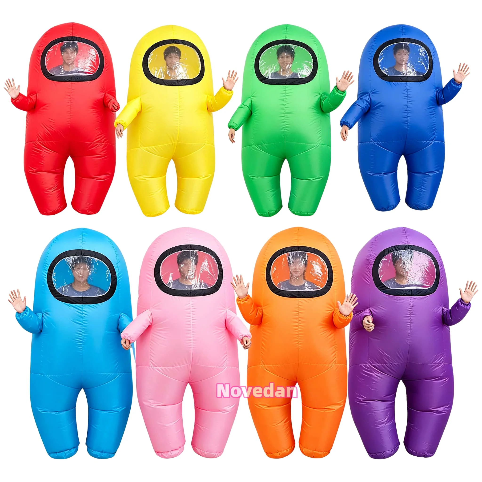 Werwolf-Kill-Spiel Aufblasbares Astronautenkostüm Aufblasbarer Astronauten-Raumanzug Ganzkörperanzug Halloween-Party Faschingskostüm Kleidung
