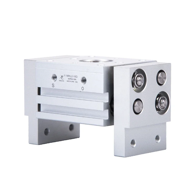 

Wide pneumatic finger cylinder MHL2/HFT-10d16d20d25d32d lengthened d1 open close d2 clamp claw