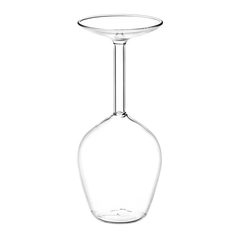 Long Stem Upside Down Wine Glass Funky Unique Stemmed Wine Glasses Upside Down Long Stem Wine Glasses Easy Install Easy To Use