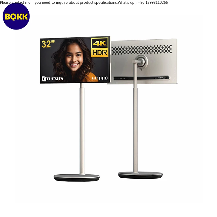 32 Inch Display USB Wifi OS 10 Smart Touch Screen OEM Indoor Television Portable Smart TV