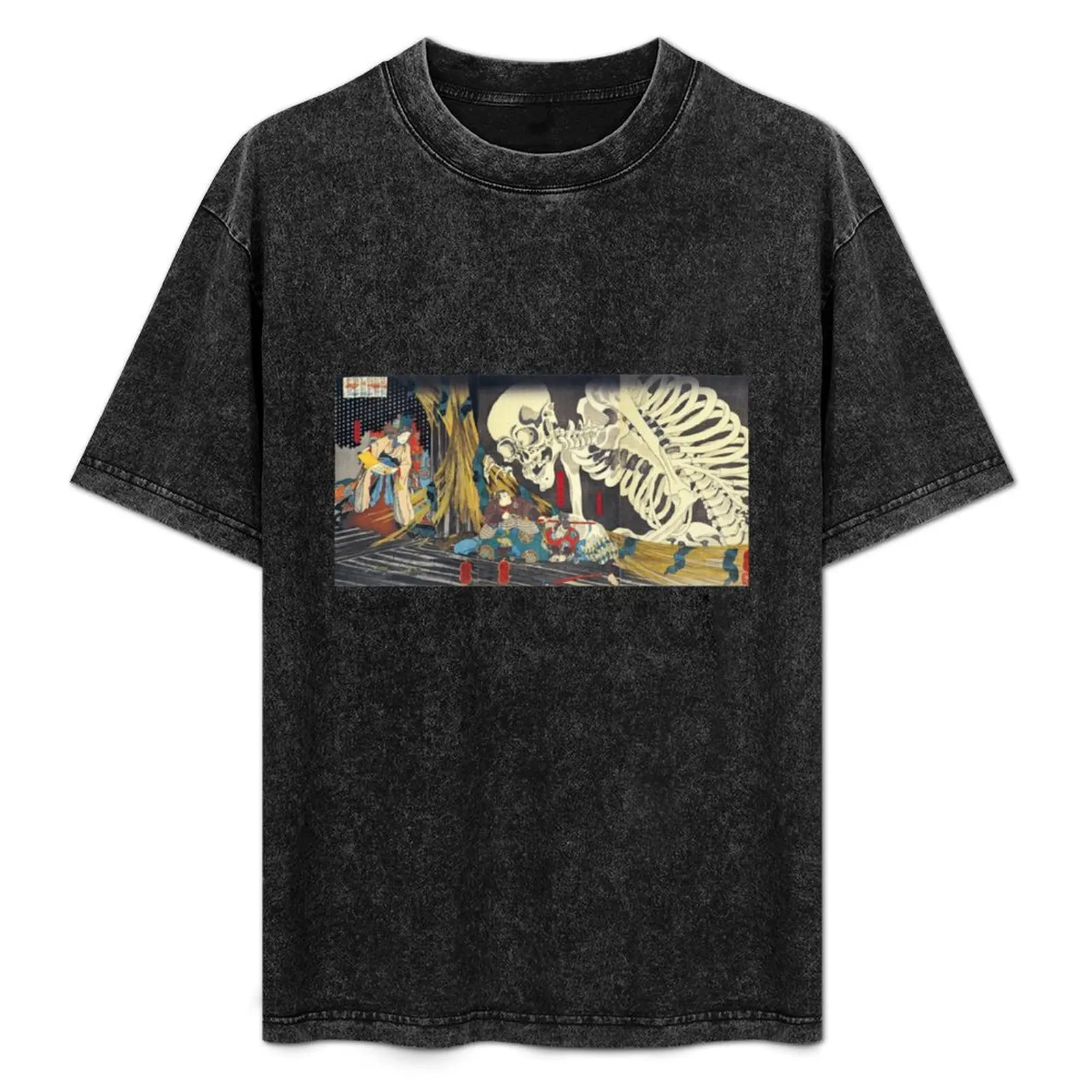 

Utagawa Kuniyoshi Takiyasha The Witch And The Skeleton Spectre 1847 T-Shirt street wear plus size tops fitted t shirts for men