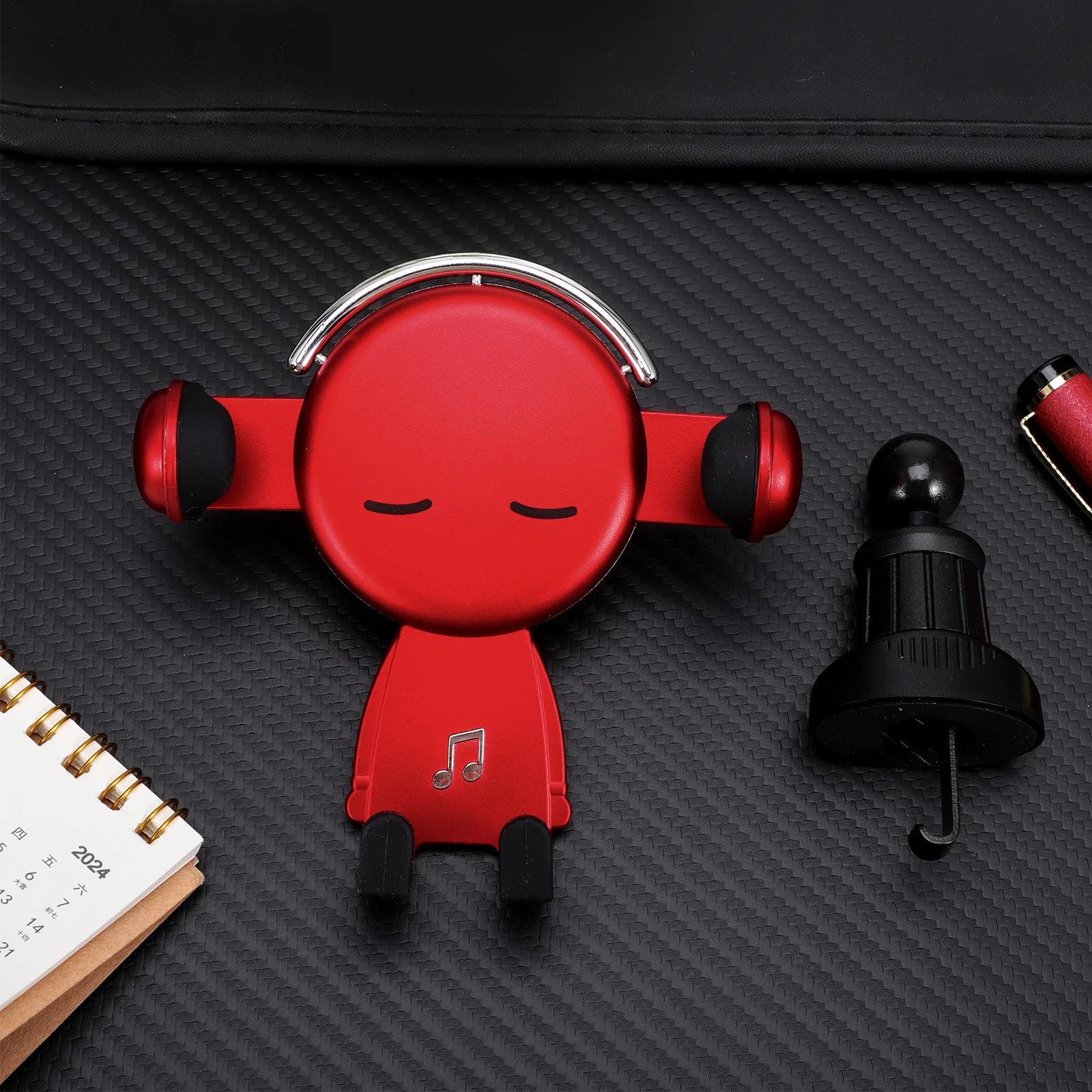 

Sensing Car Bracket 60 90mm Phones 360 Degree Rotation Cartoon Holder Car Mount Air Vent Phone Stand Navigation Support