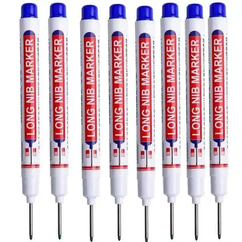 1-40 SZT. 20mm Marker z długim trzpieniem do głębokich otworów, do metalu, pisak do perforacji, wodoodporny, do łazienki, do obróbki drewna, dekoracji, uniwersalny — zdjęcie 2
