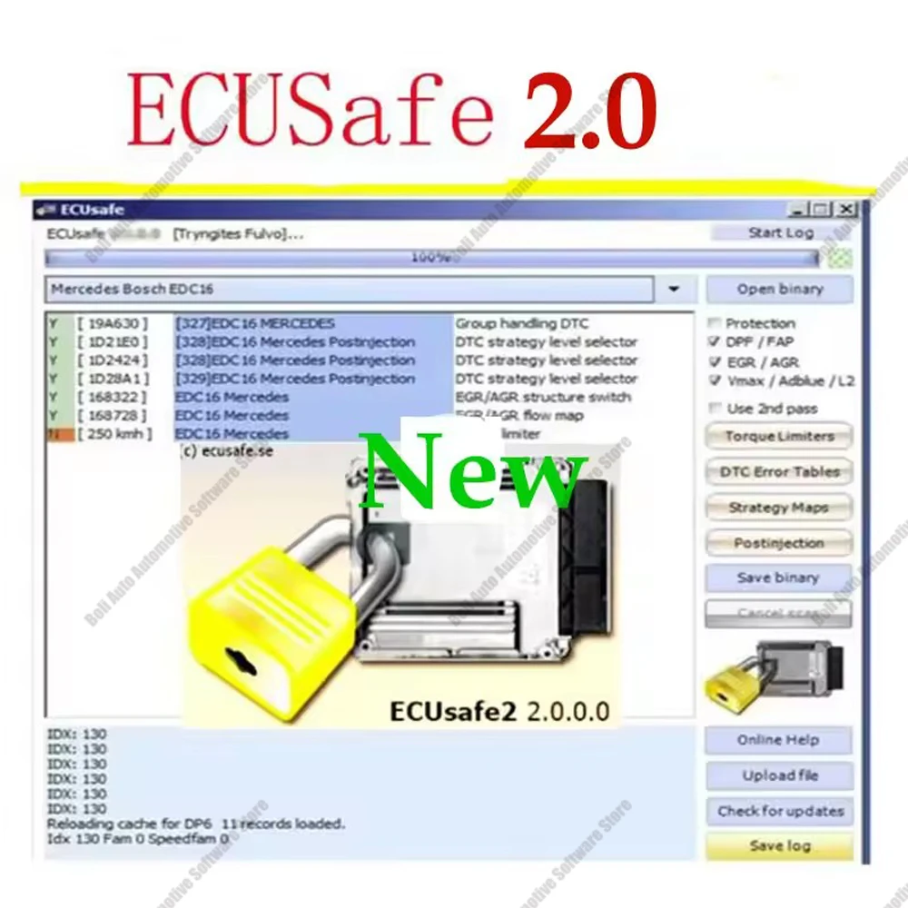 

2025 Hot Sale ECU Safe 2.0 Diagnostic Tool Diagnostic Tool Software For Car and Trucks for ecu programming ECUSafe 2.0 software