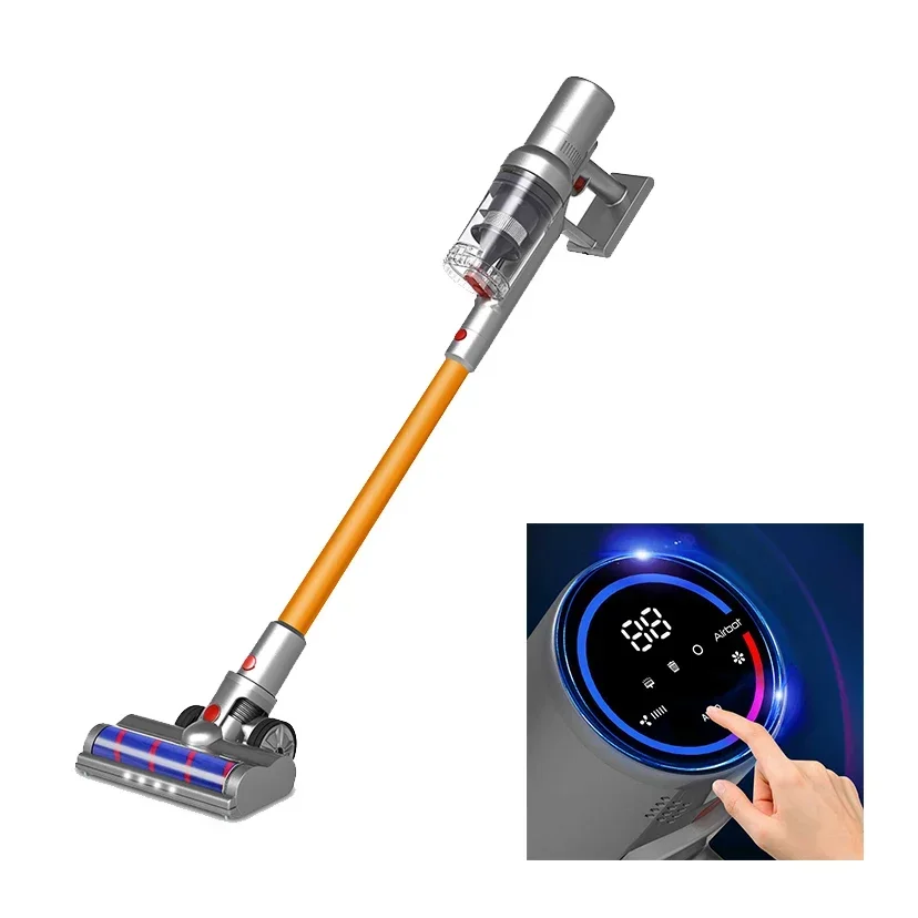 

003 110V220V Wireless Handheld Vacuum Cleaner Powerful Suction 150W Dual Motor LED Lighting Small Household Appliance Cleaner