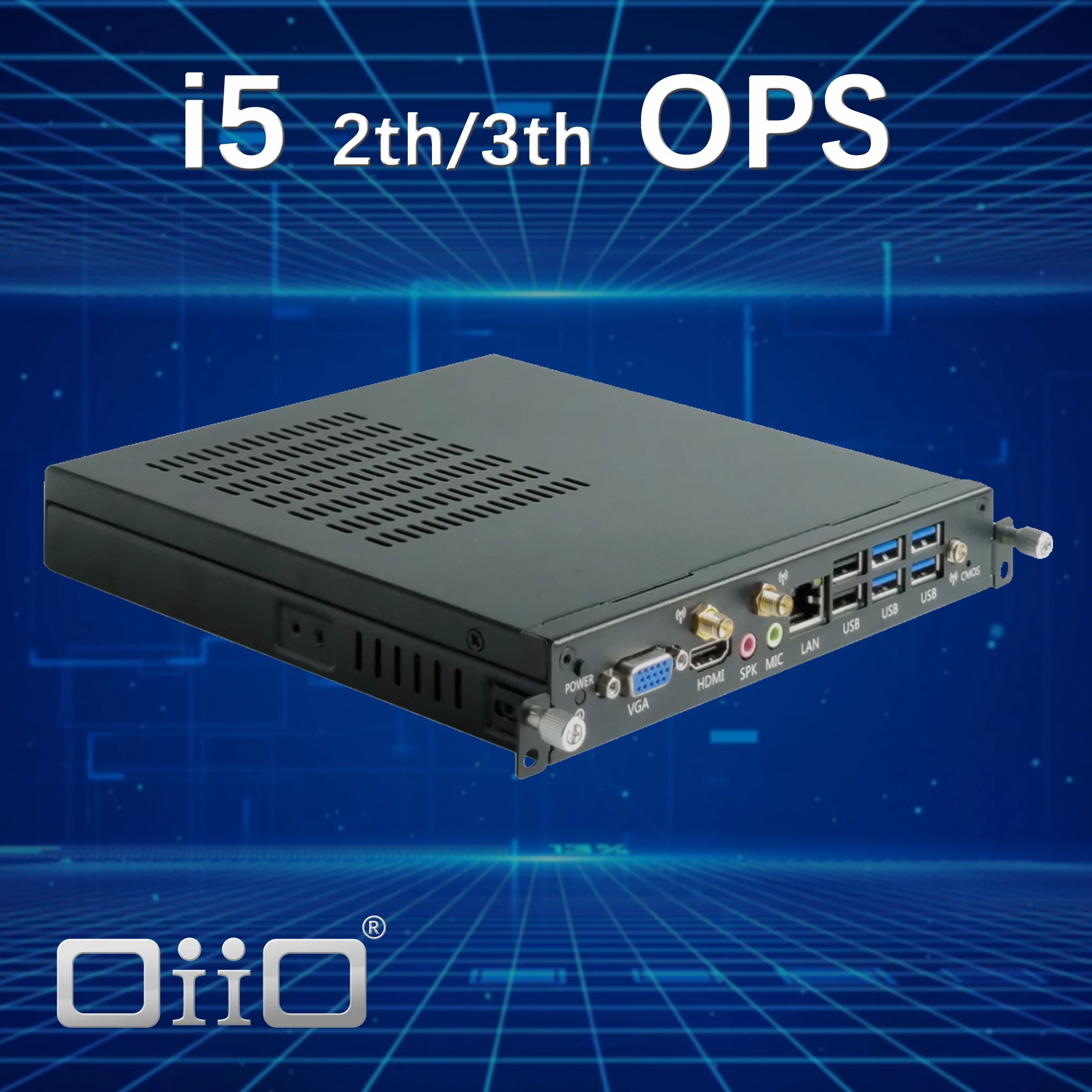 OPS Mini PC i5 2th Computer Intel Core I5-2410MProcessor Windows 11 Pro For Conference Teach Screen Built-in Host Module SSD