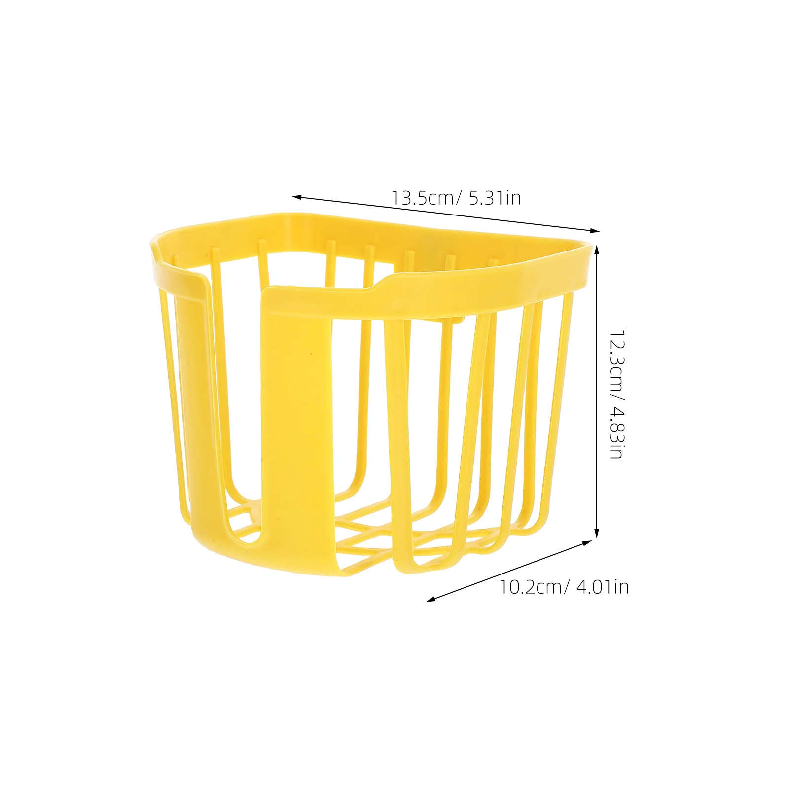 8 قطعة سلال نبات السرخس المثبتة على الحائط لحديقة الشرفة داخلي في الهواء الطلق توفير المساحة معلقة أواني الزهور سياج درابزين بلاستيكي