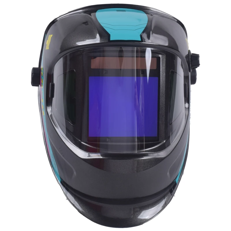 Auto Darkening Welding Helmet Welder Face Protective Wide View 103x90mm with Side Windows for Safety Comfort Solar Power CE