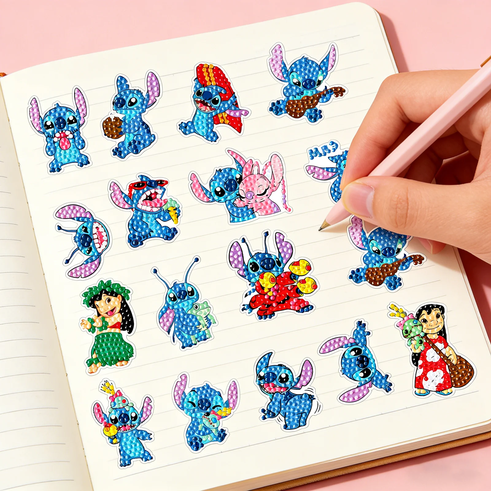 

Hot Selling Cartoon Blue Alien DIY Diamond Painting Stickers, Kids Birthday Gift, Creative Ornament & Souvenirs