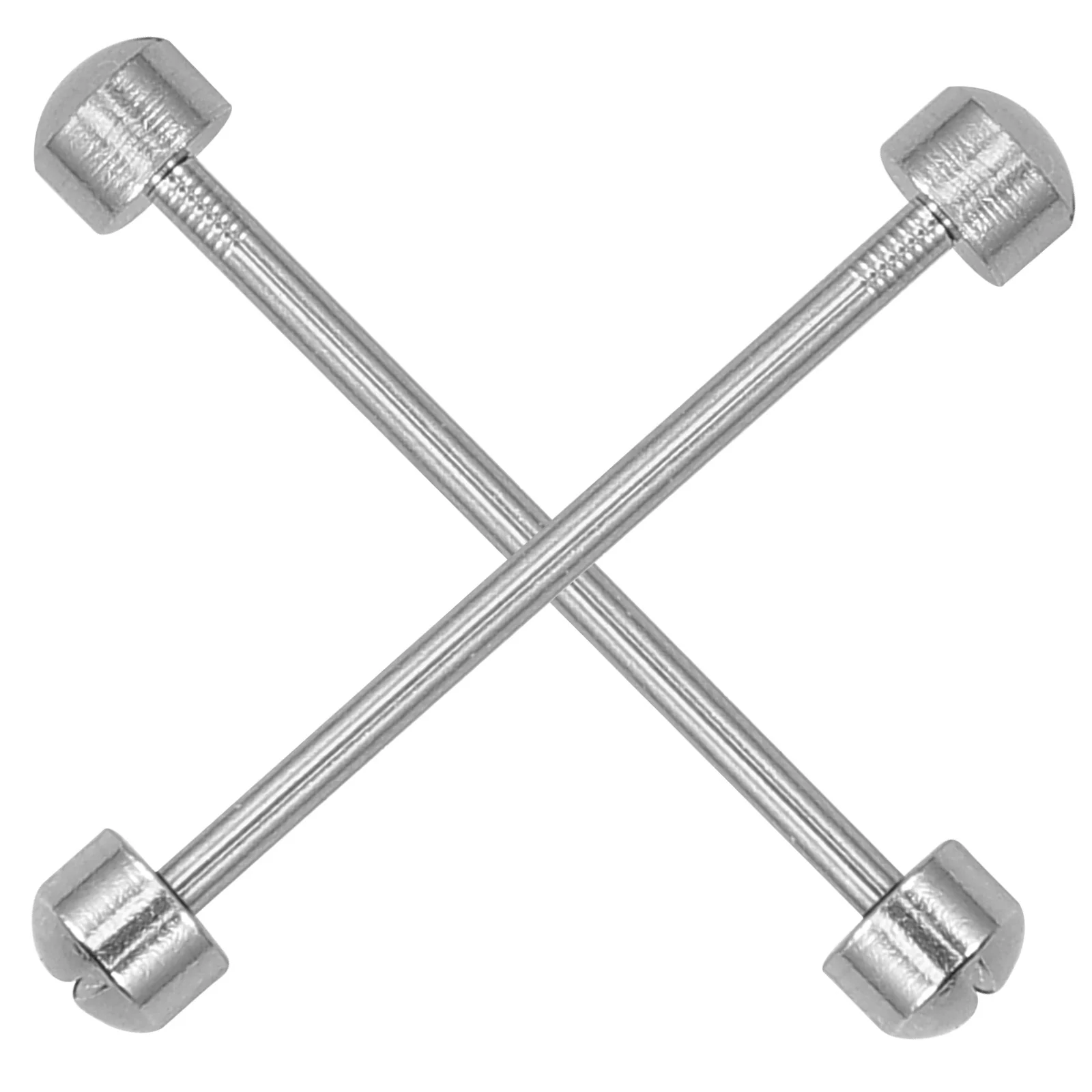 

2pcs Screw Tube Rods 20Mm Inner Diameter Steel Color Repair Tool For Strap Link Connectors Durable Band Fixing Connect Rod,