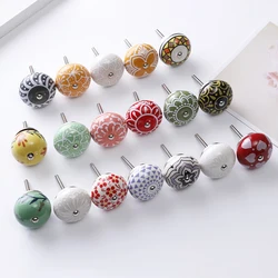 1x Ceramic Drawer Knobs Furniture Handle Kitchen Cabinet Knobs and Handles Cupboard Door Pull Handles Furniture Hardware