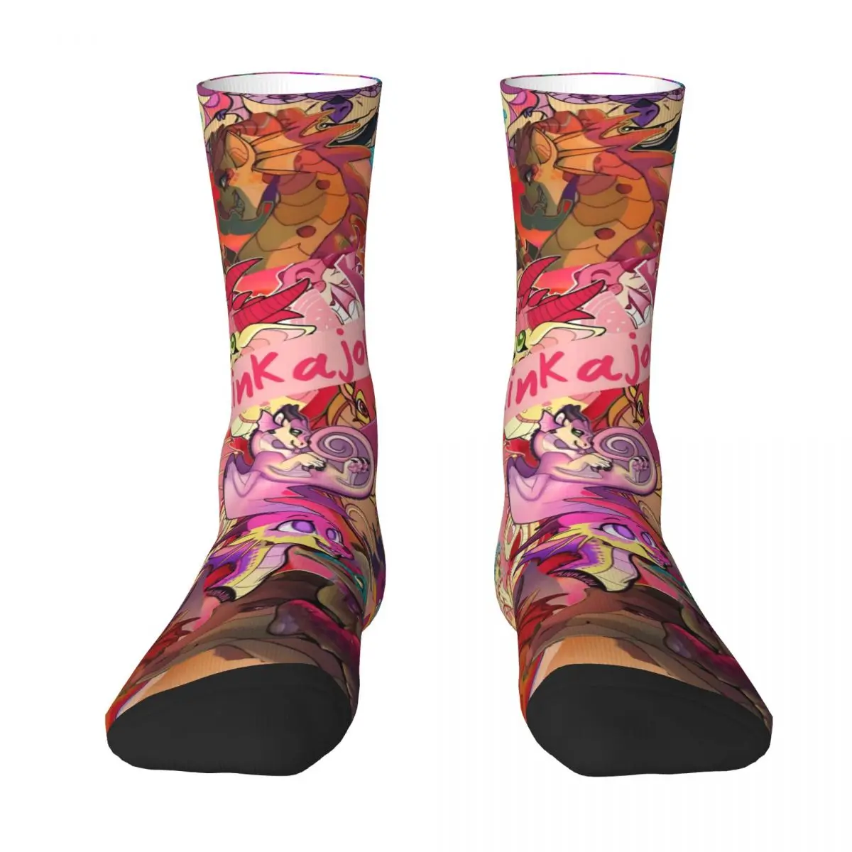 Носки Wings Of Fire Tsunami Glory And Sunny Dragon, модные чулки унисекс, дышащие велосипедные носки, весенние антибактериальные носки