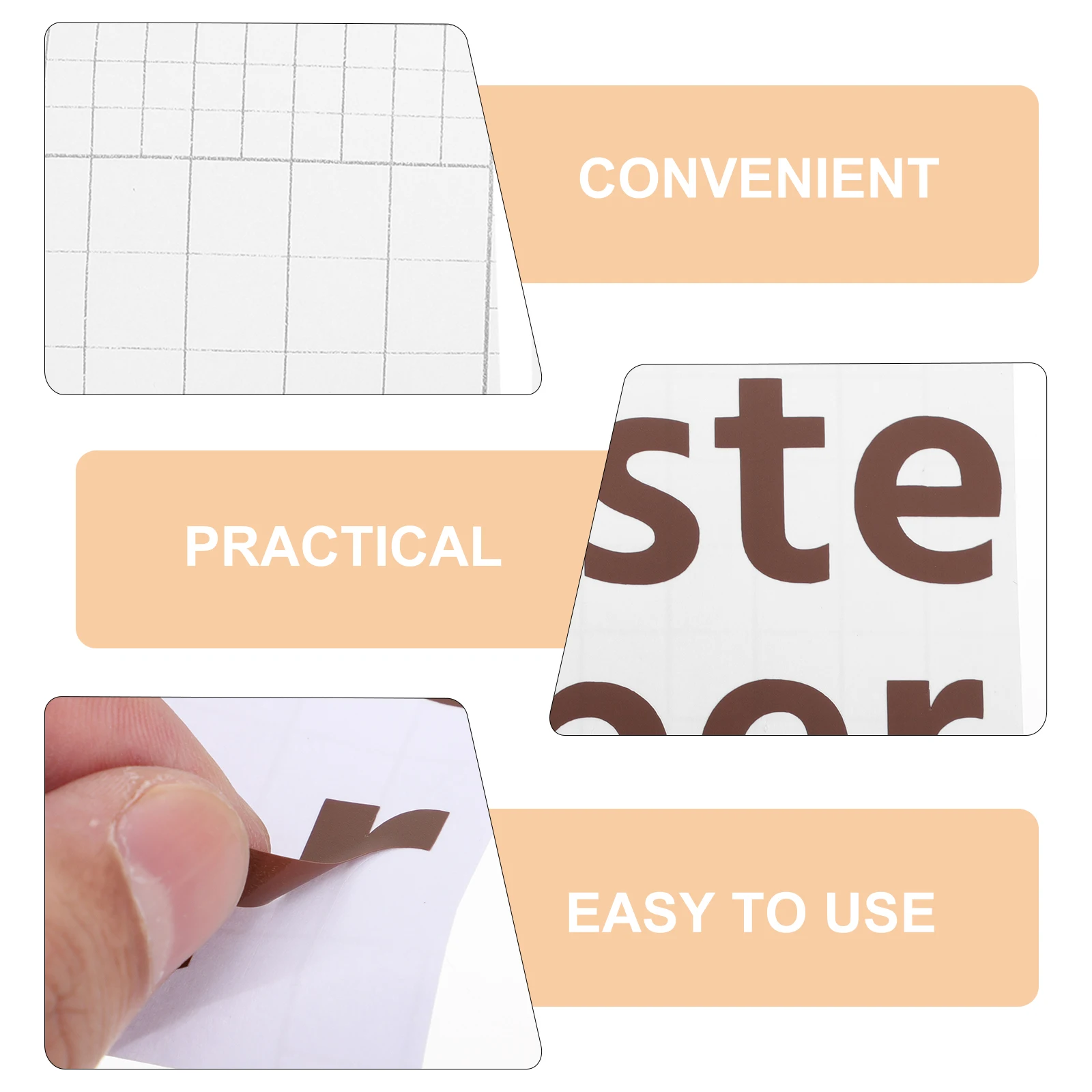 

5 Trash Classification Decals PVC Stickers for Cans Waterproof Removable Adhesive Labels Waste Sorting Garbage Case Brown