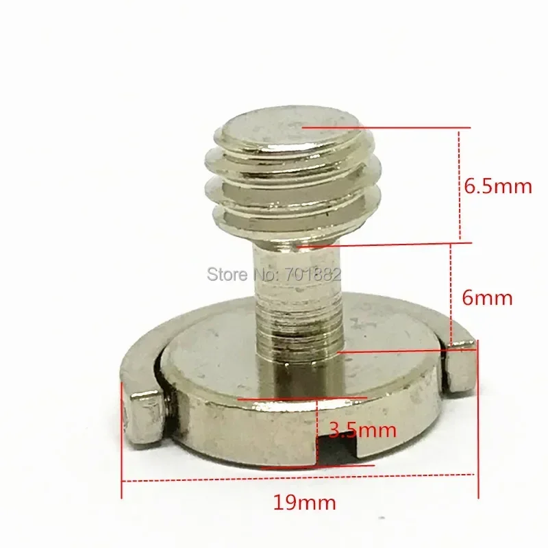 Adattatore per vite da 3/8 pollici vite ad anello in metallo di precisione C per treppiede per fotocamera accessori per Studio fotografico vite per treppiede