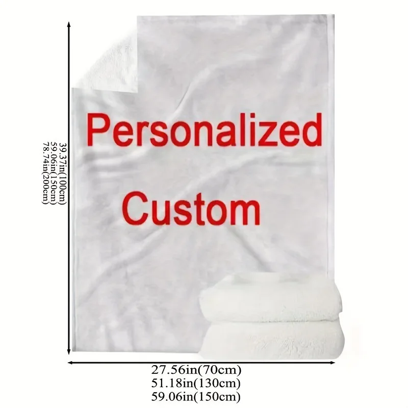 Flannel printed blanket, nap blanket, sofa blanket, personalized customization, one piece, fast speed, surprise