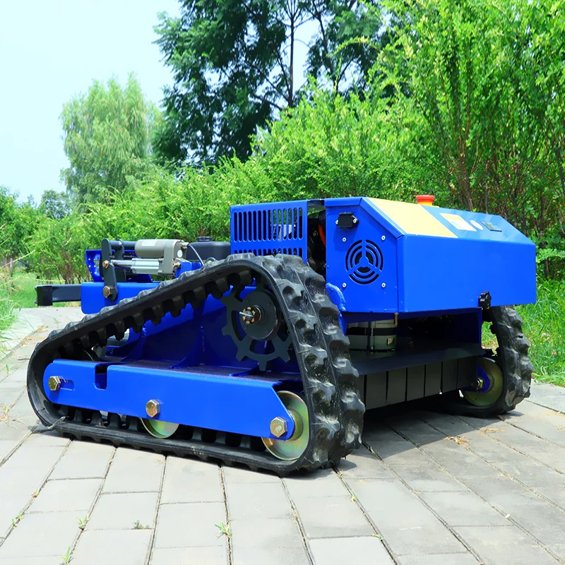 

Customized Cutting Width 500mm Remote Control Flail Lawn mower Remotely controlled height adjustment Lawn mower