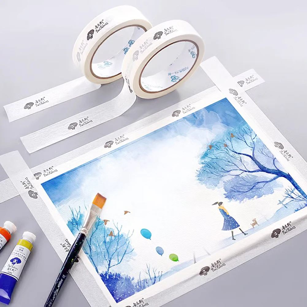 Paper Fixation Masking Tape Sketch Watercolor Painting Oil Painting Artist Washi Tape Sketch Fixation Sticky Traceless Tape