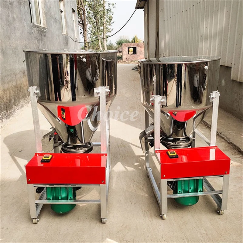 Hot Sales Chicken Feed Mixer Material Mixing Machine Wheat Corn Rice Seed Dressing Coating Machine Plastic Color Mixing Machine