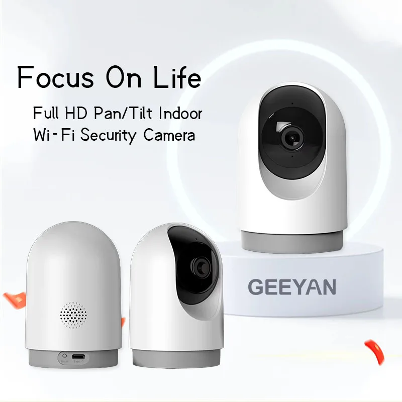 GEEYAN HD 4MP telecamera IP per visione notturna a infrarossi con tracciamento automatico telecamera PTZ per monitoraggio Tuya