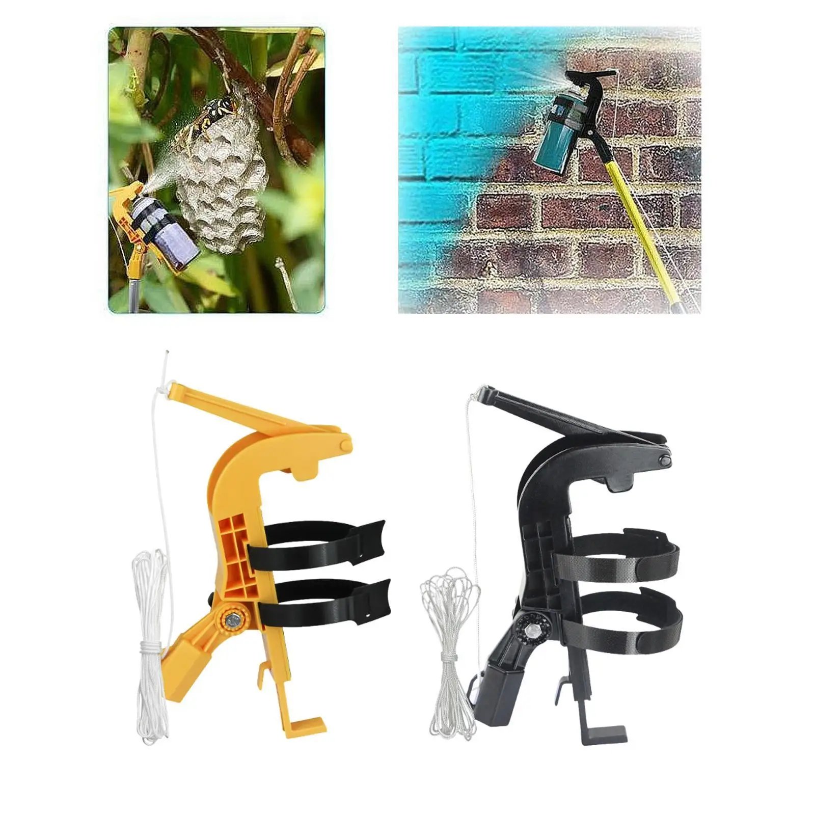 Spray Arm Extender Paint Can Extension Pole Adaptor for Gardening Sprayer Easy Reach and Installation