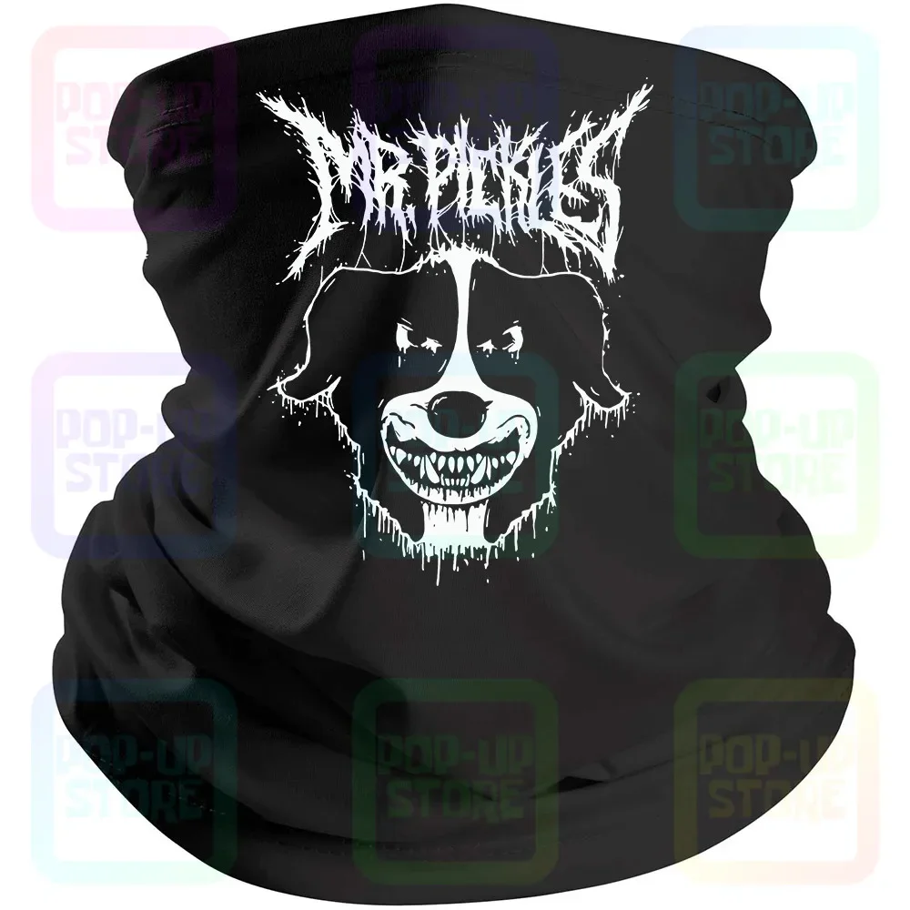 Meneer Augurken Hond Death Metal Nieuw! Zwarte Bandana Masker Sjaal Hals Gaiter Mondbedekking