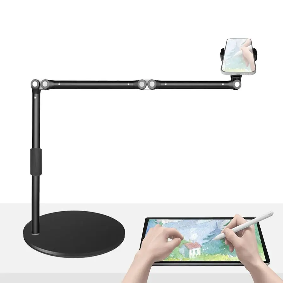 

Крепление для телефона на столе, 17-длинный регулируемый держатель для iPhone, прочная вращающаяся подставка для видеозаписи, прямая трансляция, Craf