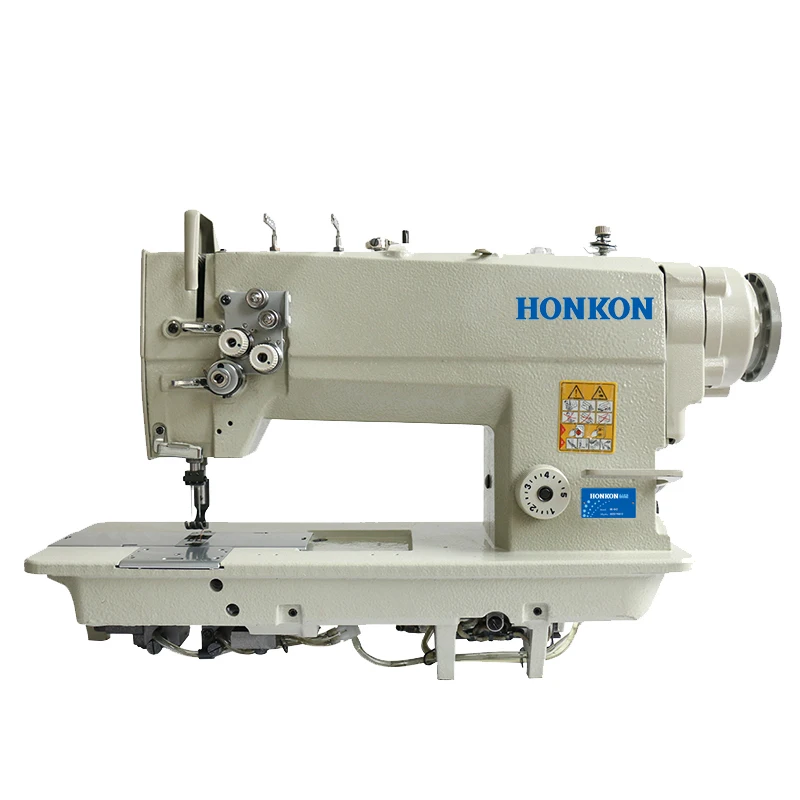 

Direct Drive Double Needle Lockstitch Sewing Machine Series HK842/845/872/875 for Clothing with 1-10mm Max Sewing Thickness