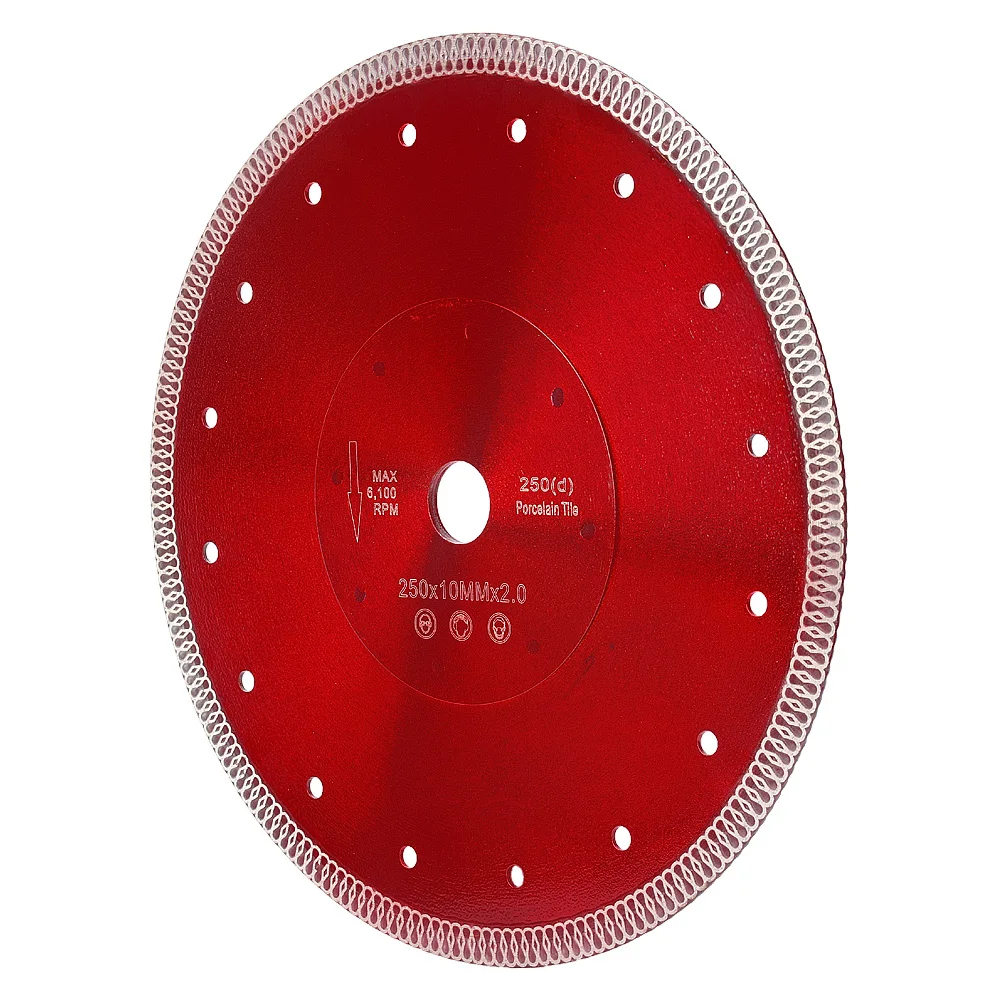 DC-SXSB08 super thin 10 inch 250mm diamond porcelain blade granite tile blade for ceramic and porcelain tile cutting