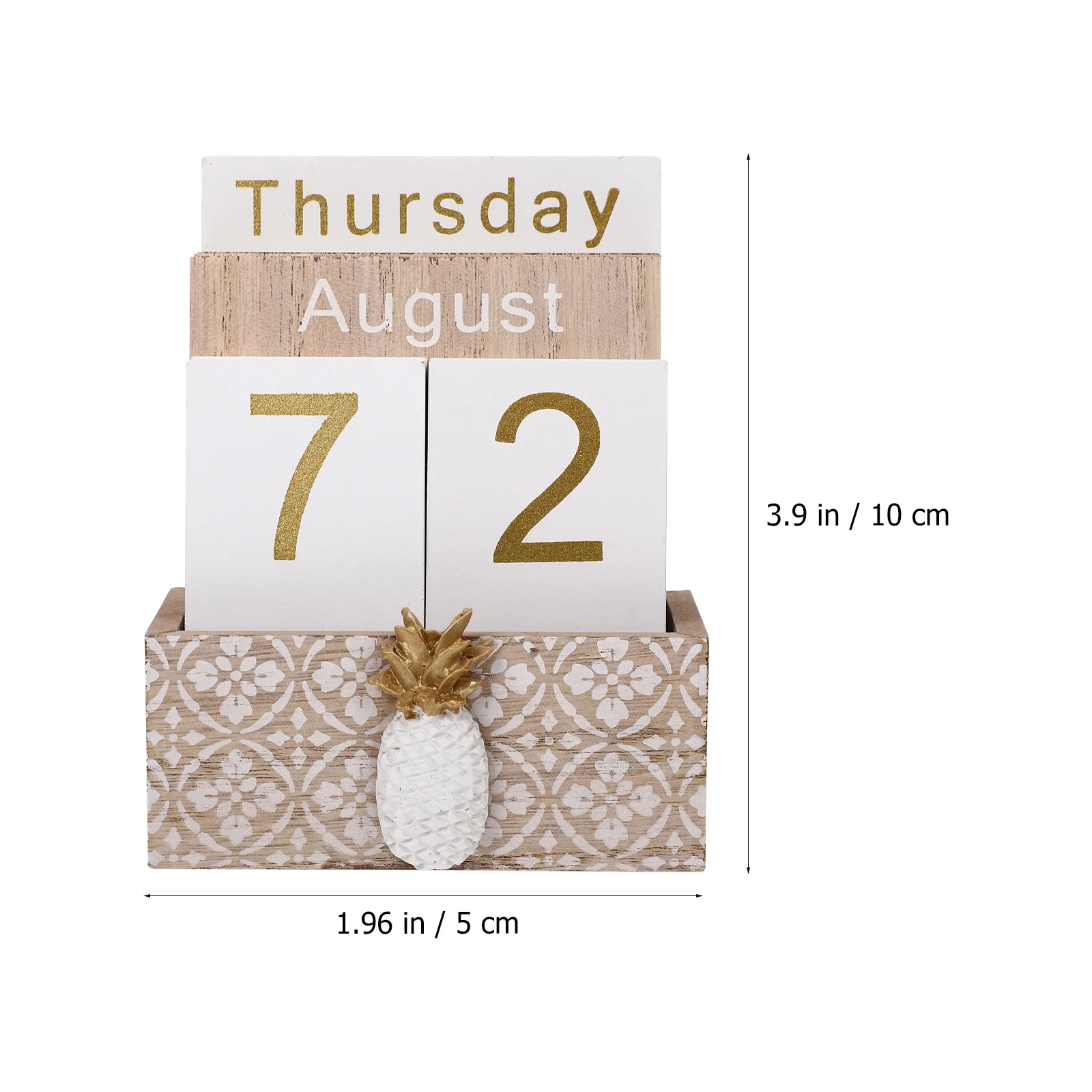 1 Set Wooden Calendar Desktop Ornament Home Office Decor Kids Learning Number Wood Craft Calendar Decoration Photography Prop