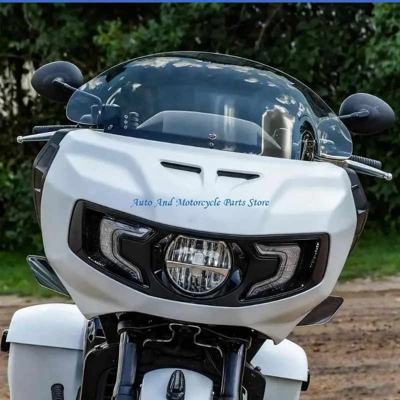 P9FD Getrocknete klare Farbpräferenzen Motorrad-Windschutzscheibe Verbesserte Fahrerstabilität zwanzig 2025-Konkurrenzserie – Detail 1