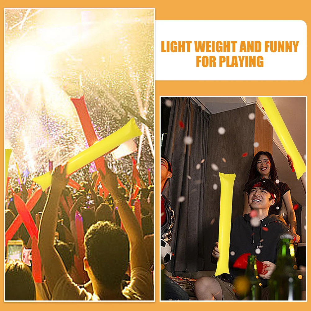 

30 шт. надувные палочки для поддержки, шумогенераторы для спортивных мероприятий, товары для вечеринок, палочки для бум, легкие забавные подарки