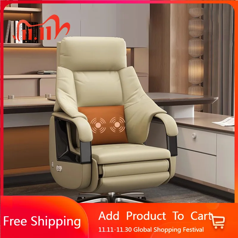 

Massage Full Body Ergonomic Office Chair Throne Swivel Lazy Desk Office Chair Wheels Conference Silla Oficina Home Furniture