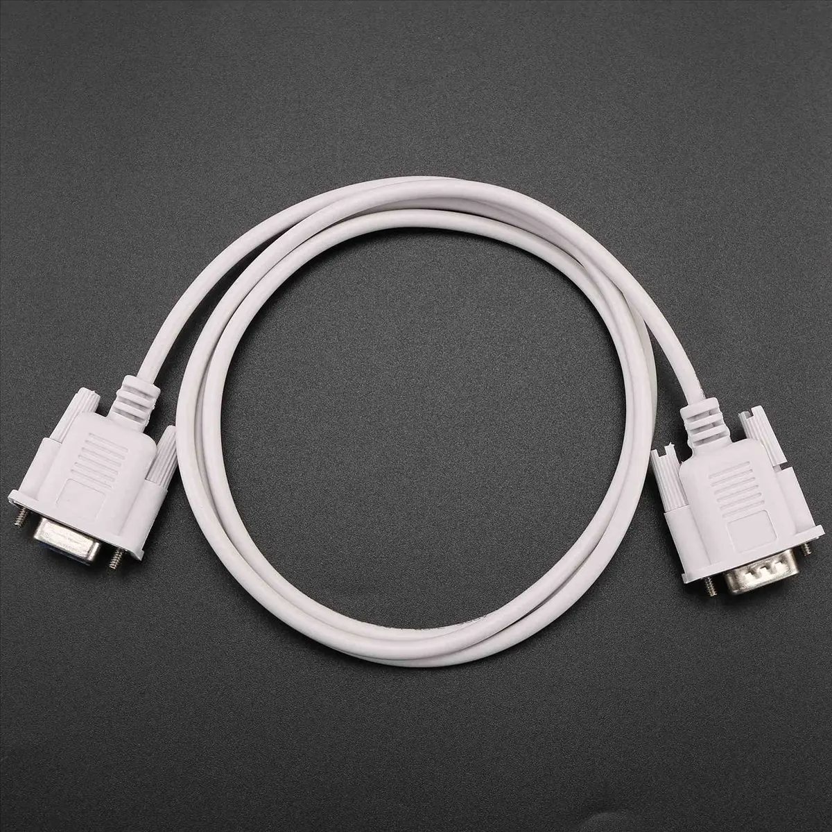 &ABDH& RS232 DB9 Cable de puerto serie macho a hembra de 9 pines Adaptador industrial 1,3 M