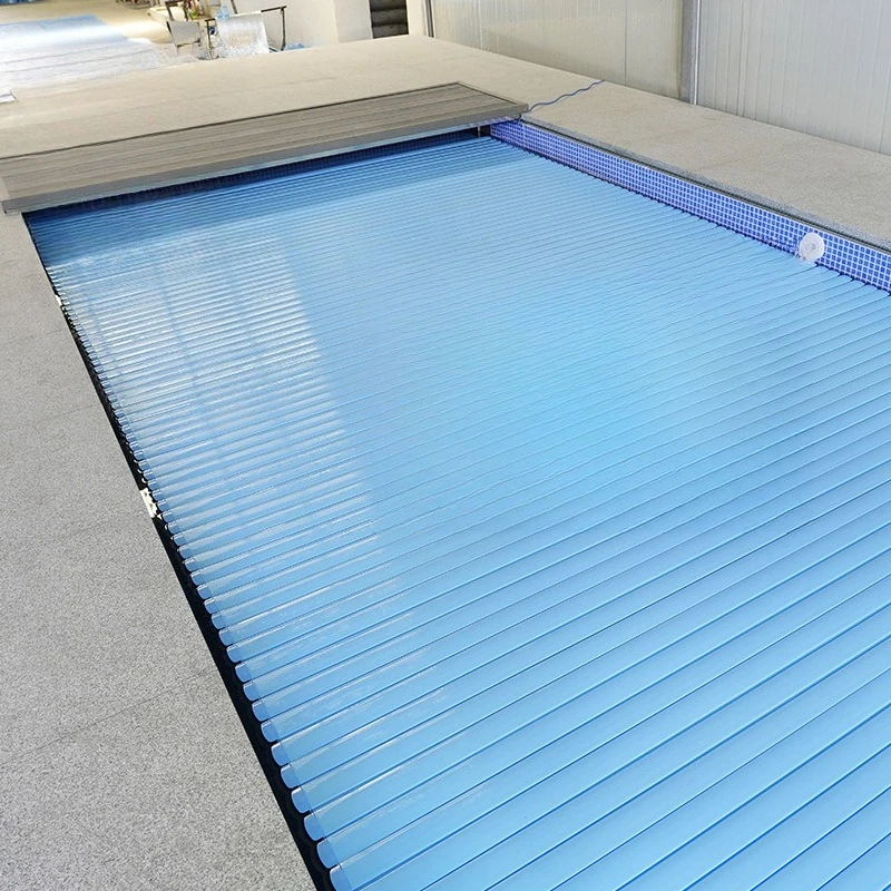 Pool cover, automatic shrinking PC float cover, remote control pool dust cover, strong load-bearing capacity