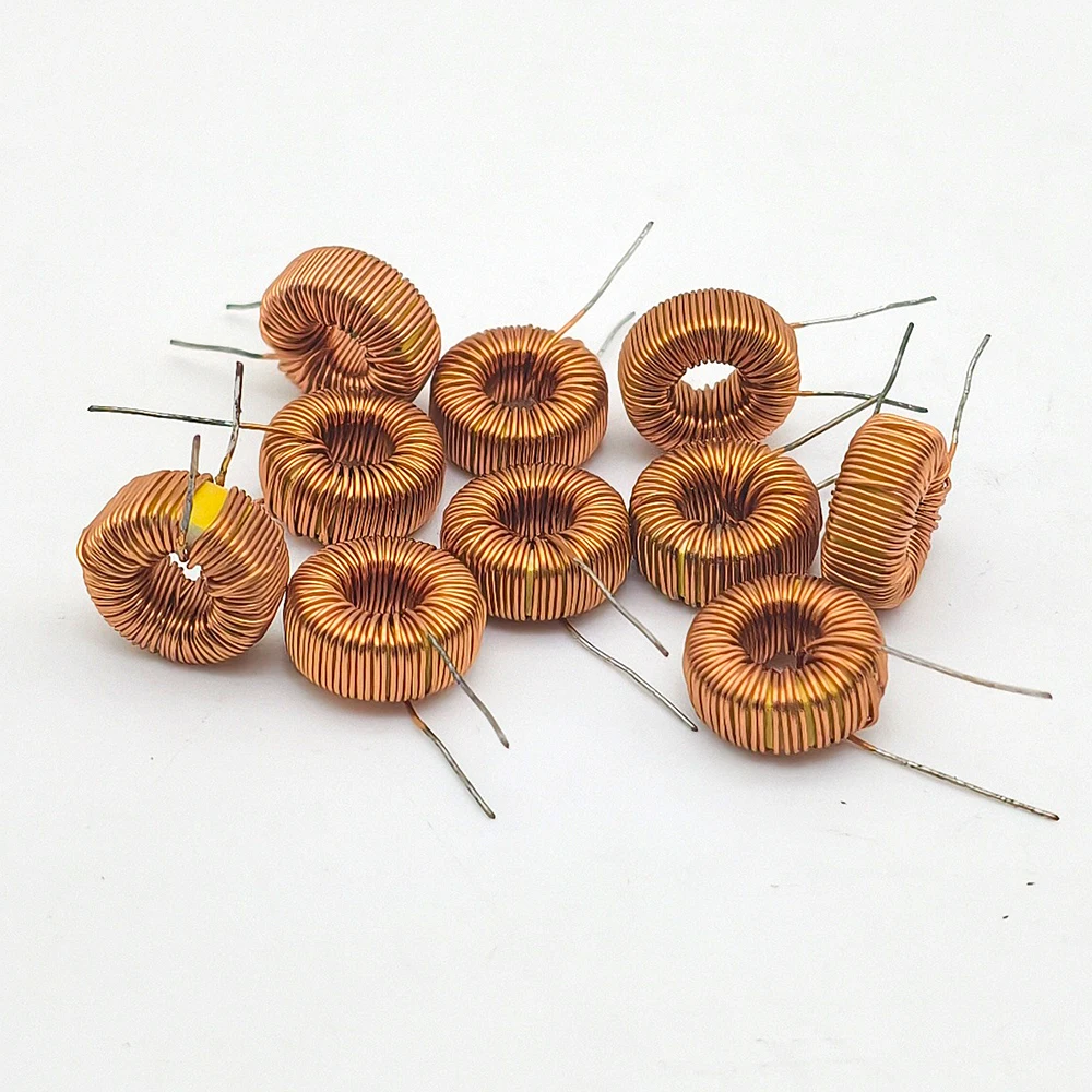 10Pcs Toroid Inductor Winding Magnetic Ring Inductors LM2596 For DIY Amplifier Crossover 22uH/33uH/47uH/100uH/220uH/330uH/470uH