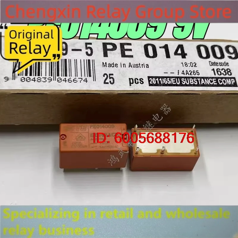 New 10pcs/lot PE014009 9V 5pins 5A