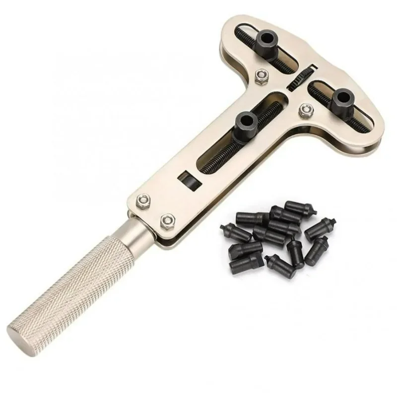 Adjustable Watch Back Case Opener with 12 Accessories for Battery Change RepairGoods in stockGoods in stock