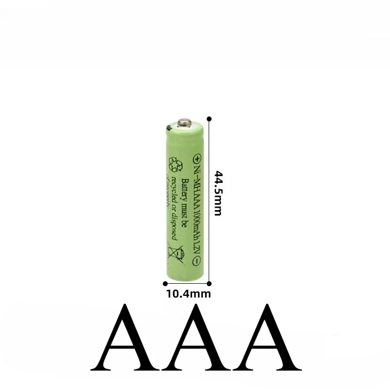 نيكل 1.2 فولت - بطاريات هيدروجين AA/AAA 200 مللي أمبير قابلة لإعادة الشحن - لألعاب RC والساعات والمصابيح LED والخلايا الشمسية #6