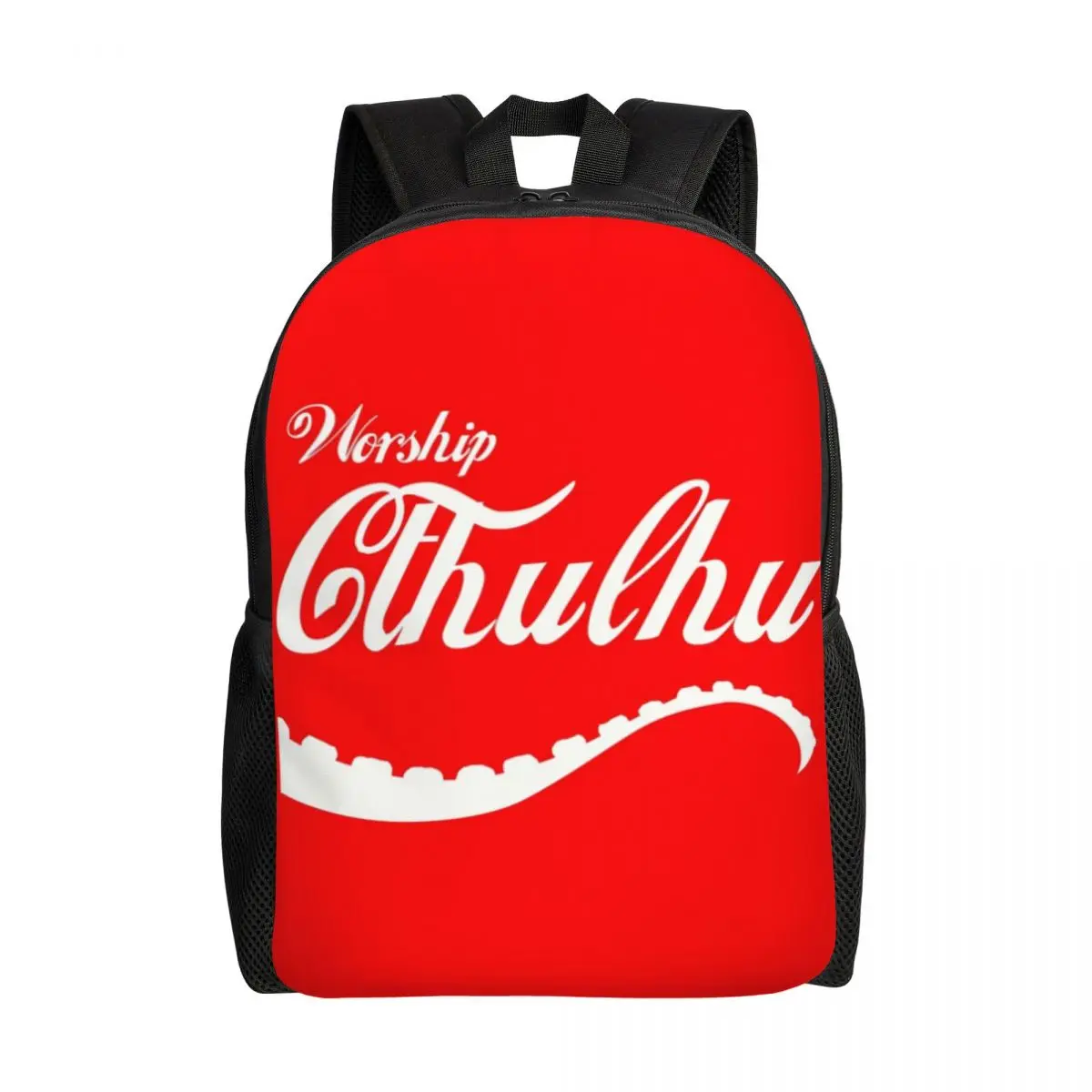 Fashion Call Of Cthulhu Backpack for Men Women School College Students Bookbag Fits 15 Inch Laptop Lovecraft Bags