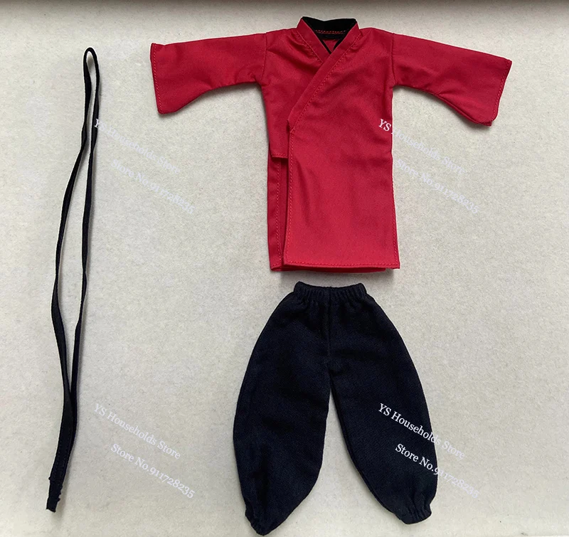 1/12 中国古代スタイルロングローブブルマ服セットおもちゃアクセサリー 6 "ローマンキー Notaman アクションフィギュアボディ装飾用