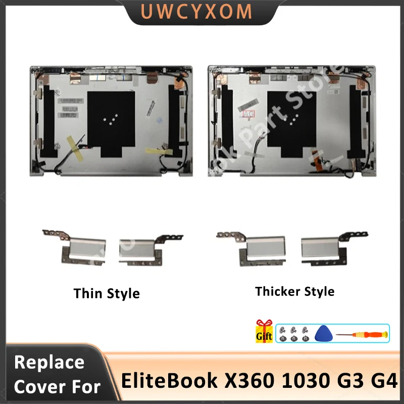 

Laptop Covers For 13.3 inch Elitebook x360 1030G3 1030G4 1030 G3 1030 G4 Thin/Thicker Style LCD Back Cover Hinges Top Lid