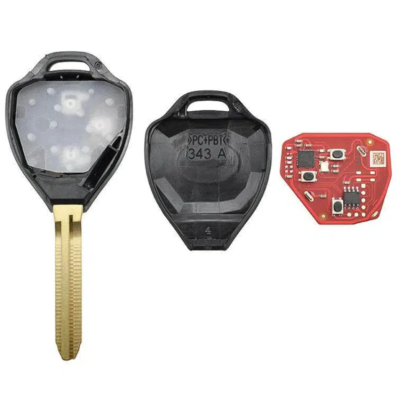 New Xhorse XKTO24EN VVDI Universal Remote Key 2nd Generation for Toyota Type 2+1 Buttons Wireless Programming Old XKTO04EN