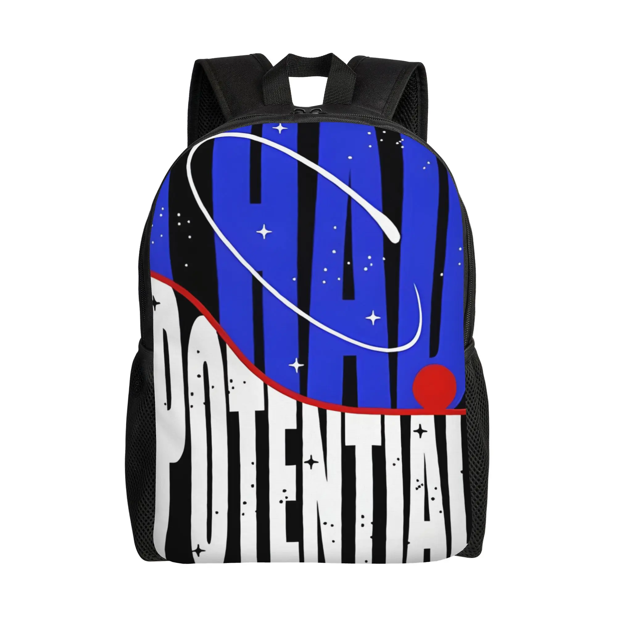 Daypack Back to school season I Had Potential   Inspirational Motivational Humor  Adjustable Strap Backpack