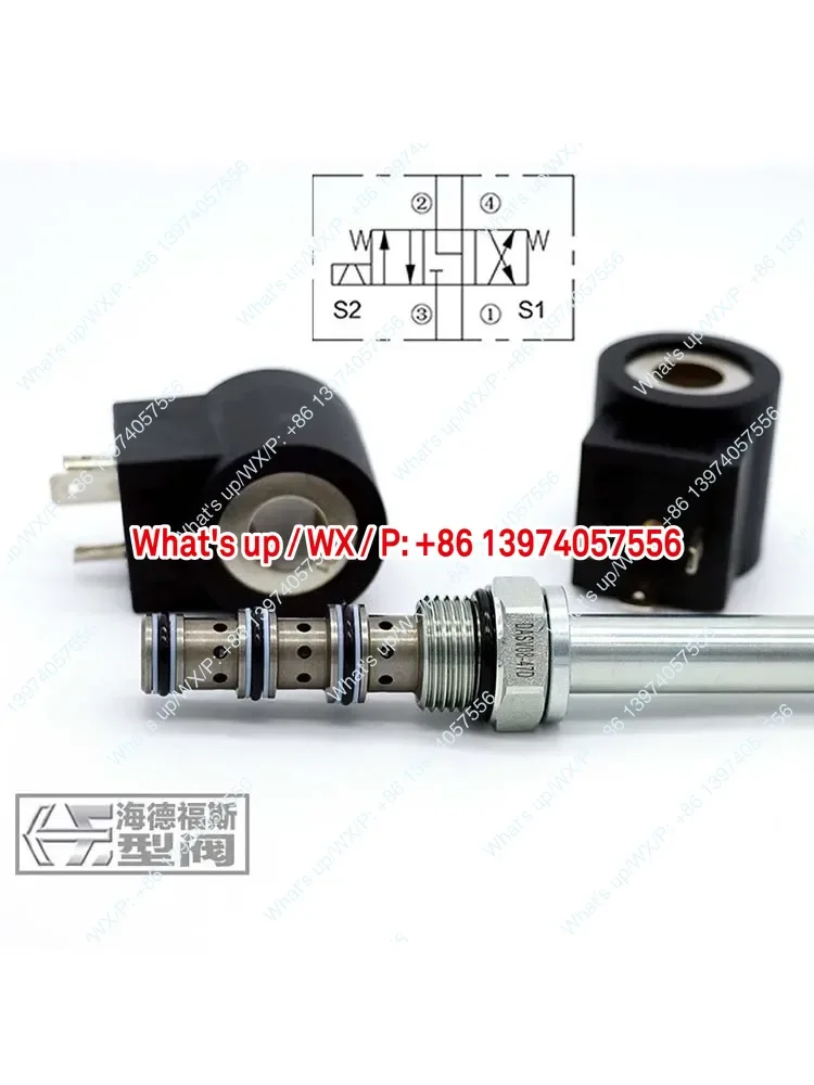 1 piece Solenoid valve SV08-47D hydraulic threaded cartridge  DASV10-47ABCDM solenoid directiona three-position four-way
