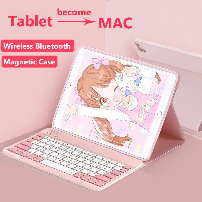 Bluetooth Keyboard Case for OnePlus Pad 3 11.61-inch 2024 11.61 for Oppo Pad2 Go 11.35-inch Neo 11.4 Air 10.36 Magnetic Keyboard