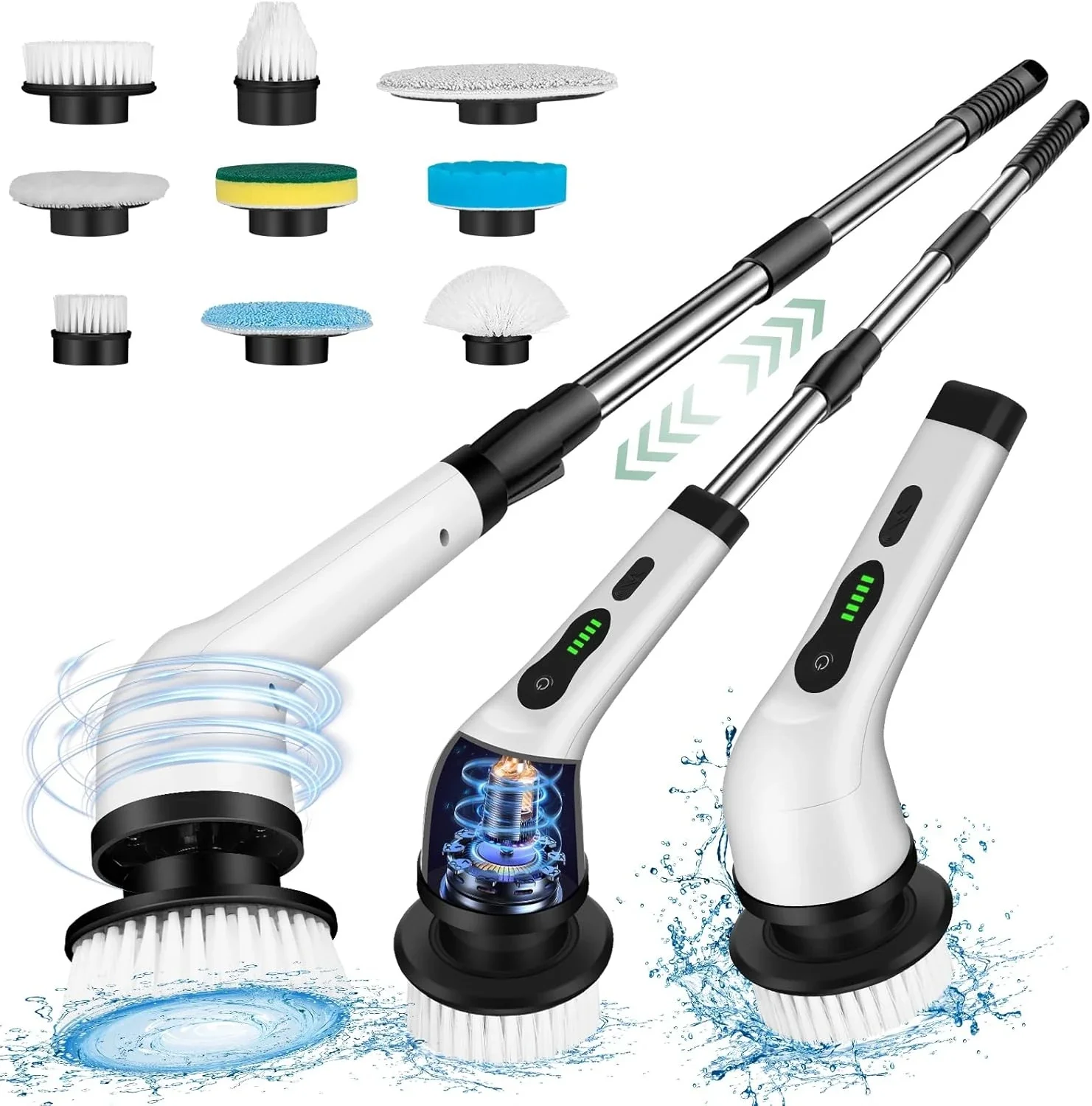 Wireless Electric Cleaning Brush Bathroom Window Kitchen Automotive Multifunctional Household Rotating Cleaning Machine