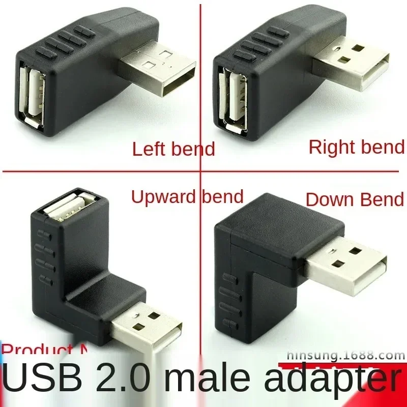 Mini USB 5Pin Male to USB Female 90 degree Angle Converter Connector data Sync OTG Adapter for Car MP3 MP4 Tablets Phones U-Disk